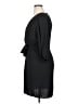 DKNY 100% Polyester Solid Black Casual Dress Size 14 - photo 5