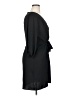 DKNY 100% Polyester Solid Black Casual Dress Size 14 - photo 4