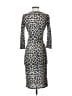 Venus Animal Print Gray Cocktail Dress Size XS - photo 2