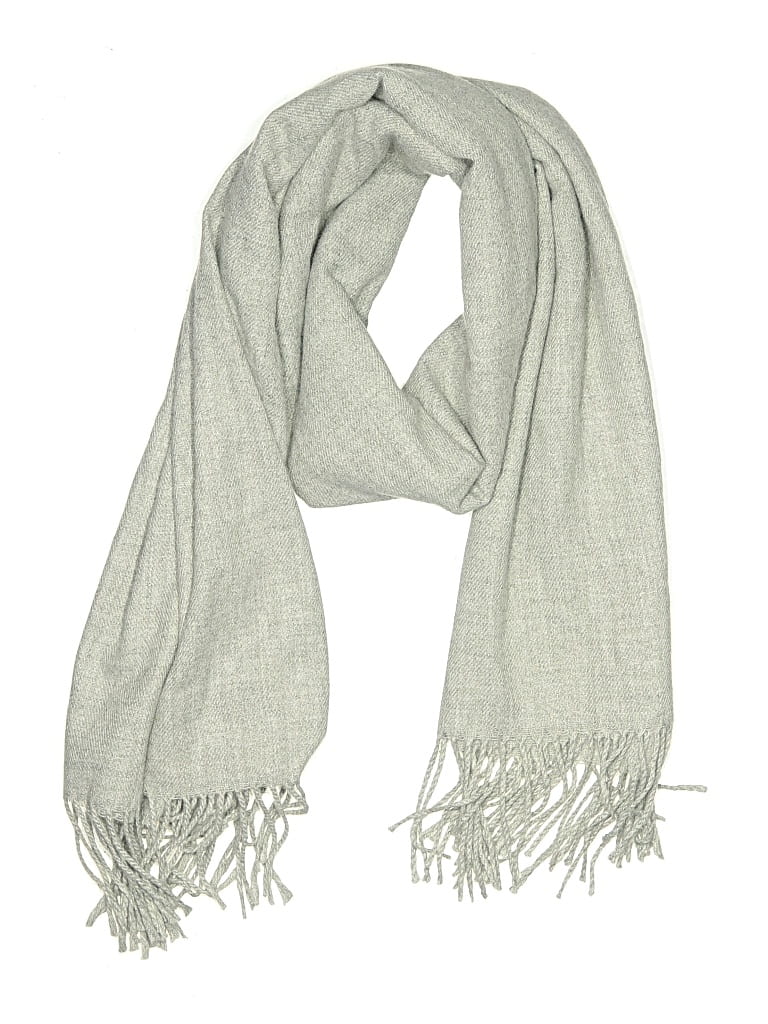 Pre-owned Liz Claiborne Scarf In Gray