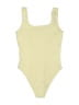 OQQ Yellow Bodysuit Size M - photo 1