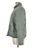 Three Dots Solid Green Jacket Size L - photo 5