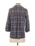 Cato Plaid Gray 3/4 Sleeve Blouse Size S - photo 2
