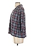 Cato Plaid Gray 3/4 Sleeve Blouse Size S - photo 5