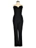 Adelyn Rae 100% Polyester Solid Black Jumpsuit Size XS - photo 1