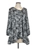 Spense Gray Silver 3/4 Sleeve Blouse Size L - photo 1