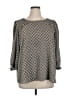 Max Studio Tweed Gray 3/4 Sleeve T-Shirt Size 1X - photo 1