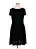 Chaps Solid Black Casual Dress Size XL - photo 1