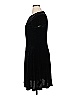 Chaps Solid Black Casual Dress Size XL - photo 5