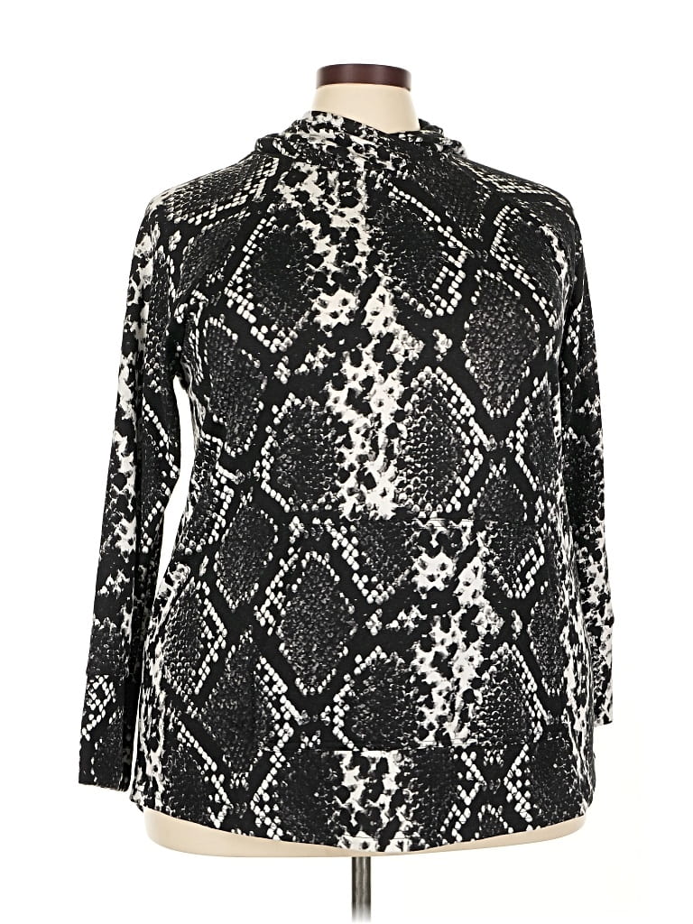 Pre-owned Lularoe Turtleneck Sweater In Black