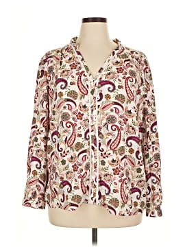 Ann Taylor Loft 3/4 Sleeve Button Down Shirt