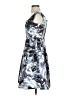 Parker Black 100% Polyester Tropical Blue Cocktail Dress Size 4 - photo 5
