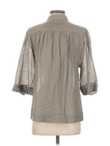 Repeat Cashmere 3/4 Sleeve Blouse (view 2)