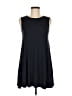 Soprano Solid Black Casual Dress Size M - photo 1
