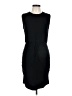 Lea & Viola Solid Black Casual Dress Size L - photo 1