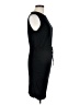Lea & Viola Solid Black Casual Dress Size L - photo 4