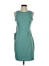 Lillusory Solid Teal Casual Dress Size S - photo 1