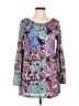 West Loop Purple Long Sleeve Blouse Size L - photo 1