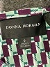 Donna Morgan Chevron-herringbone Gray Casual Dress Size 6 - photo 6