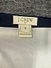 J.Crew Factory Store 100% Polyester Color Block Ivory Long Sleeve Blouse Size 4 - photo 7