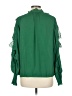 Shein 100% Polyester Green Long Sleeve Blouse Size M - photo 2
