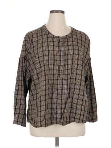 Peace & Pearls Long Sleeve Blouse (view 1)