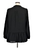 Ecru 100% Polyester Black Long Sleeve Blouse Size 1X - photo 2