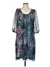Tibi Print Teal Casual Dress Size 4 - photo 1
