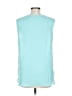 Laundry by Shelli Segal 100% Polyester Teal Blue Sleeveless Blouse Size L - photo 2