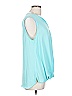 Laundry by Shelli Segal 100% Polyester Teal Blue Sleeveless Blouse Size L - photo 4