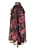 Divine Heritage 100% Polyester Floral Black Long Sleeve Blouse Size S - photo 5