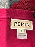 Pepin 100% Cotton Red Burgundy Short Sleeve Top Size M - photo 9