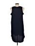 wonderly Solid Blue Casual Dress Size L - photo 2