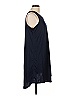 wonderly Solid Blue Casual Dress Size L - photo 4