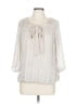 Roz & Ali Silver 3/4 Sleeve Blouse Size L - photo 1