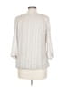Roz & Ali Silver 3/4 Sleeve Blouse Size L - photo 2