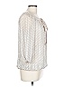 Roz & Ali Silver 3/4 Sleeve Blouse Size L - photo 4