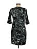 Thought Graphic Black Casual Dress Size 6 - photo 2