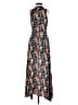 Valija 100% Rayon Paisley Blue Jumpsuit Size XS - photo 2