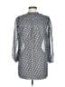 Max Studio 100% Polyester Polka Dots Gray 3/4 Sleeve Blouse Size M - photo 2