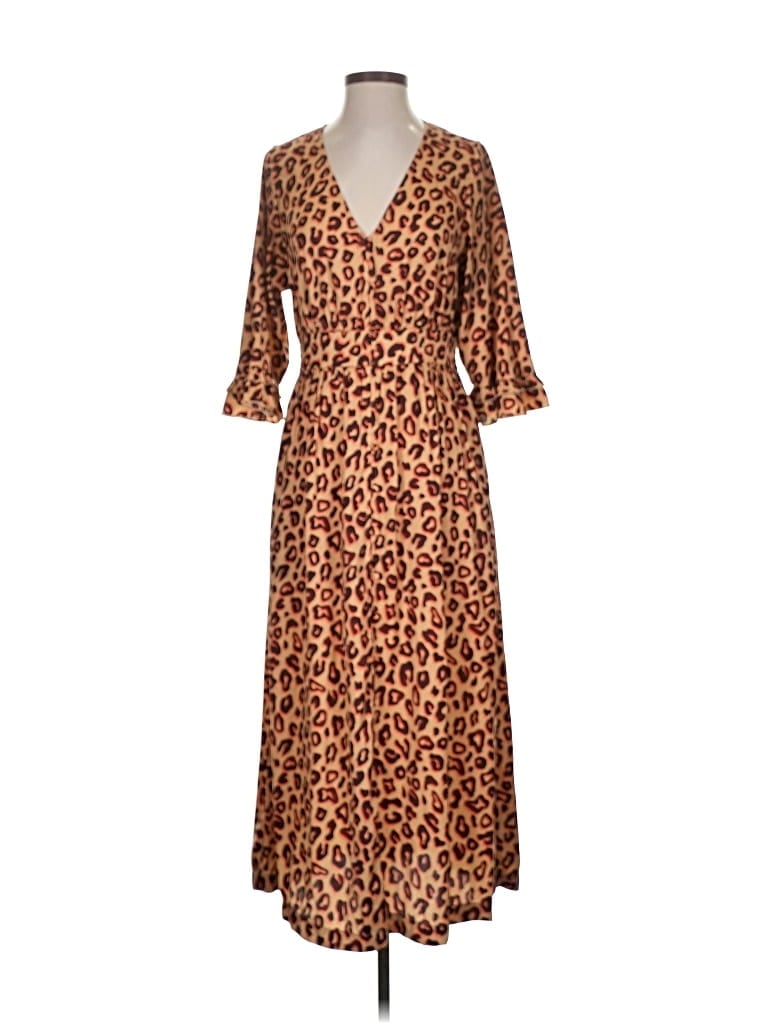Pre-owned Scotch & Soda Casual Dress In Brown
