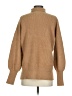 French Connection Solid Tan Turtleneck Sweater Size S - photo 2