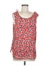 CAbi 100% Polyester Red Sleeveless Blouse Size M - photo 1