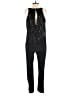Cynthia Rowley 100% Nylon Stars Black Jumpsuit Size 6 - photo 2