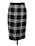 Talbots Plaid Black Formal Skirt Size 6 - photo 1