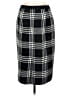 Talbots Plaid Black Formal Skirt Size 6 - photo 2