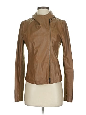 Vince. Leather Jacket (view 1)