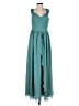 Unbranded Teal Cocktail Dress Size M - photo 1
