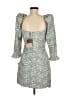 IORANE 100% Polymide Blue Cocktail Dress Size M - photo 2