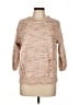 Bridgehampton Isaac Mizrahi Live! Tweed Tan Pullover Sweater Size L - photo 1
